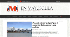 Desktop Screenshot of enmayuscula.com